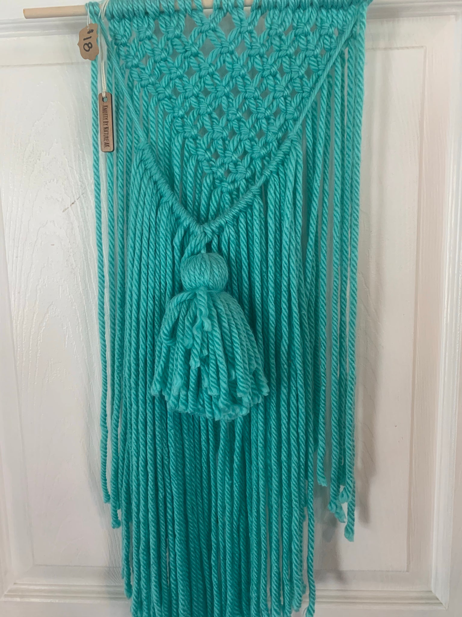 Macramé Wall Hanging - Mint