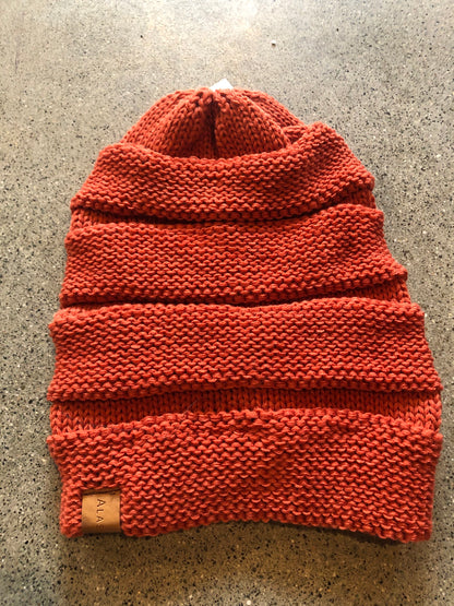 Slouchy Panel Beanie Assorted-Hat-Burnt Orange-Bottoms Up Boutique-Anchorage AK