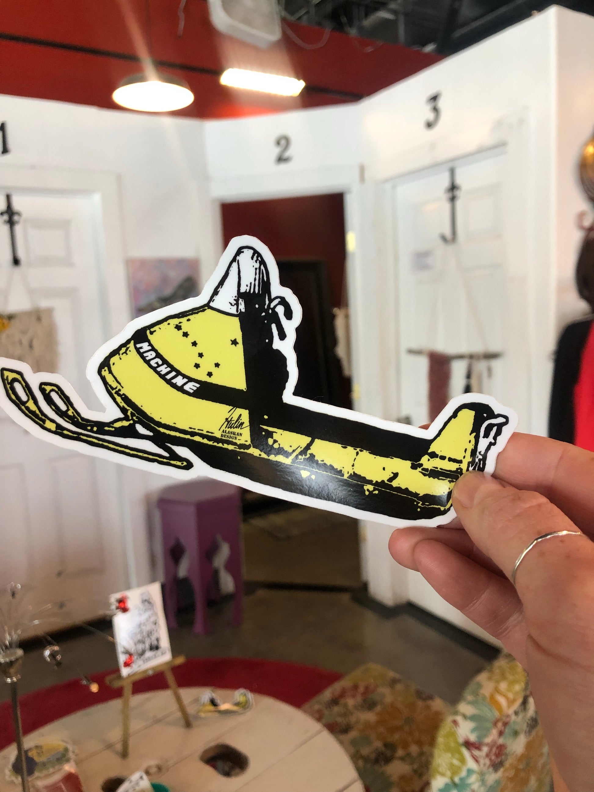 Snow Machine Sticker-Stickers-Bottoms Up Boutique-Anchorage AK