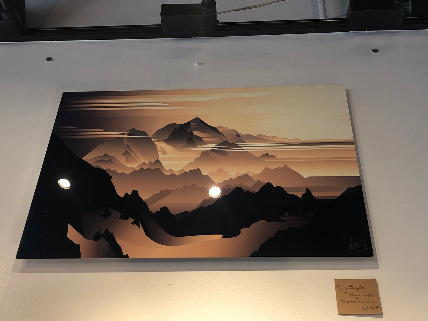 Meg Smith Original Art “The Promise Land”-Local-Bottoms Up Boutique-Anchorage AK