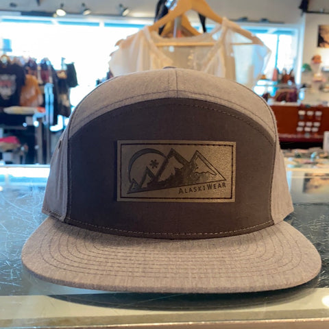 Adult Trucker - Beige, Brown Seven Panel Hat