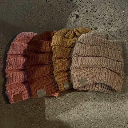 Slouchy Panel Beanie Assorted-Hat-Blush-Bottoms Up Boutique-Anchorage AK