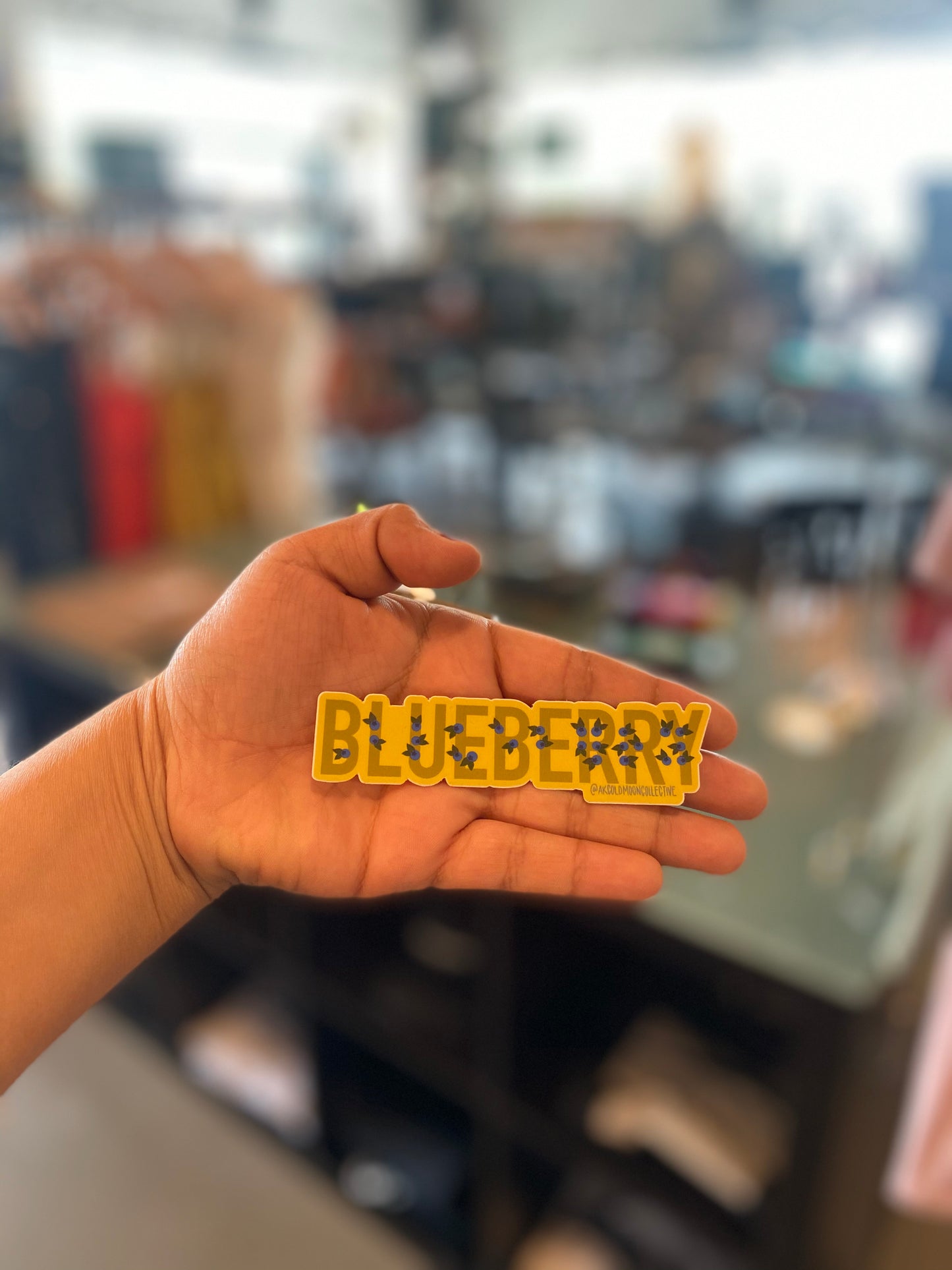 Blueberry Cold Moon Collective Sticker-Stickers-Bottoms Up Boutique-Anchorage AK