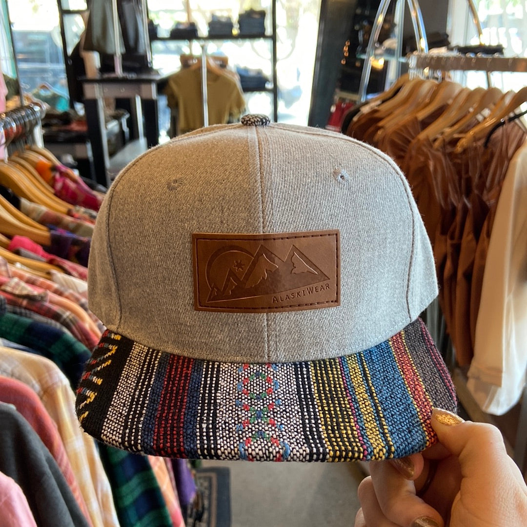 Alaskiwear Adult Trucker - Grey Hat, Tribal Bill-Hat-Bottoms Up Boutique-Anchorage AK