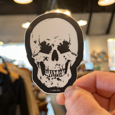 AlaSkull Sticker w/ Border