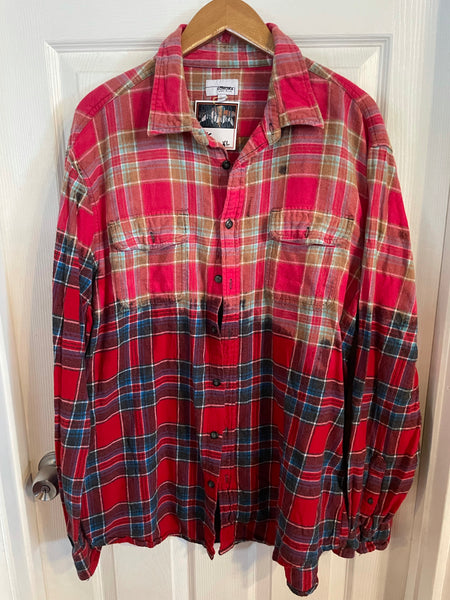 Cold Moon Collective Flannel - Red/Blue XL