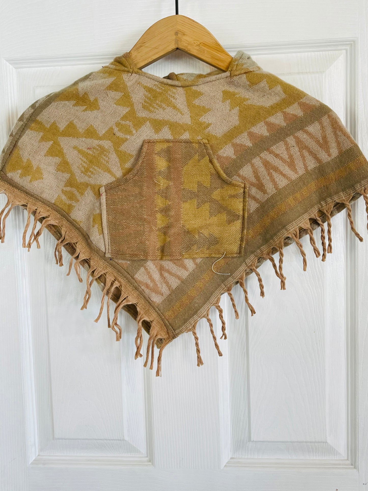 AlaskiWear Baby Poncho - S (3-18 mo.)-Local-Taupe, Tan, White-Bottoms Up Boutique-Anchorage AK