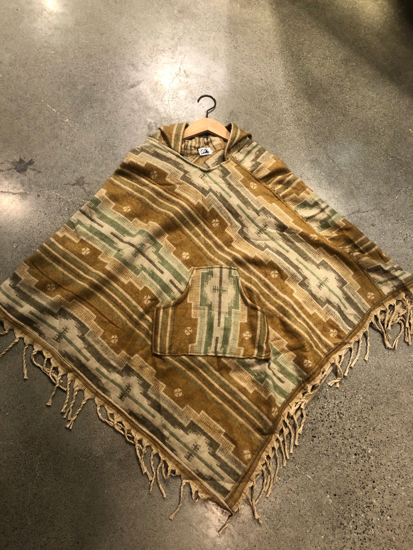 AlaskiWear Adult Blanket Poncho Long-Kimonos, Cardigans & Wraps-1-Bottoms Up Boutique-Anchorage AK