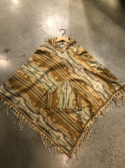 AlaskiWear Adult Blanket Poncho Long-Kimonos, Cardigans & Wraps-1-Bottoms Up Boutique-Anchorage AK