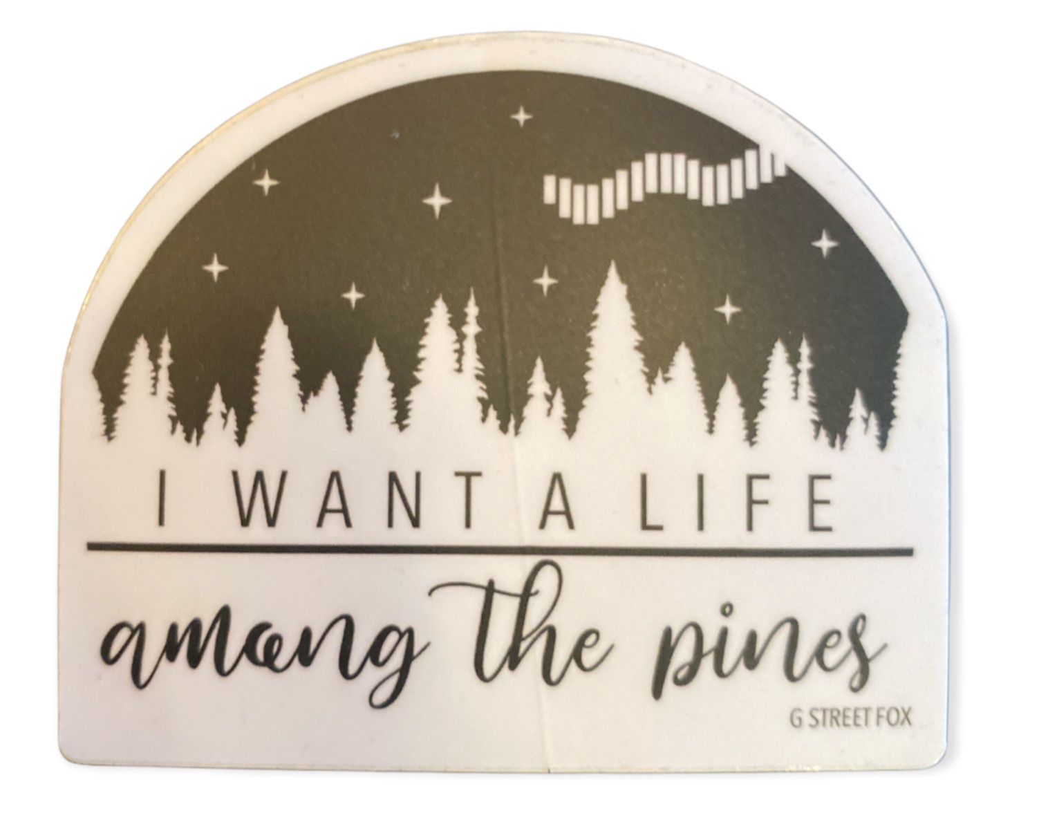 Life Among The Pines Sticker-Stickers-Bottoms Up Boutique-Anchorage AK