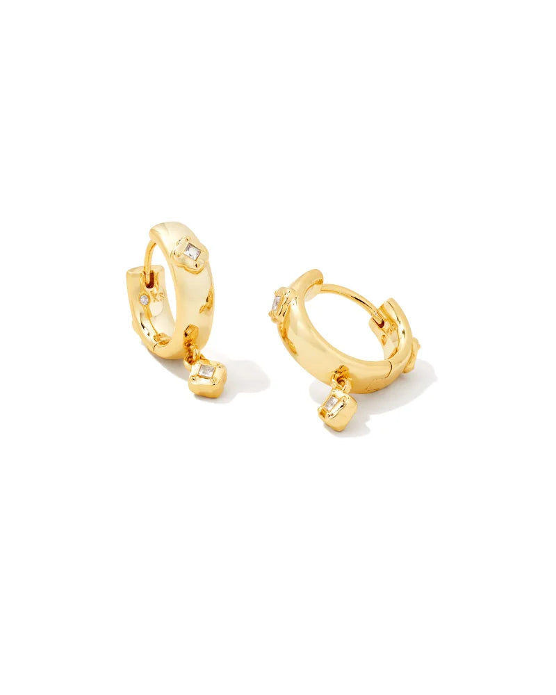 Joelle Huggie Earrings Gold