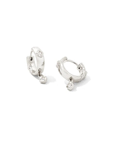 Joelle Huggie Earrings Silver