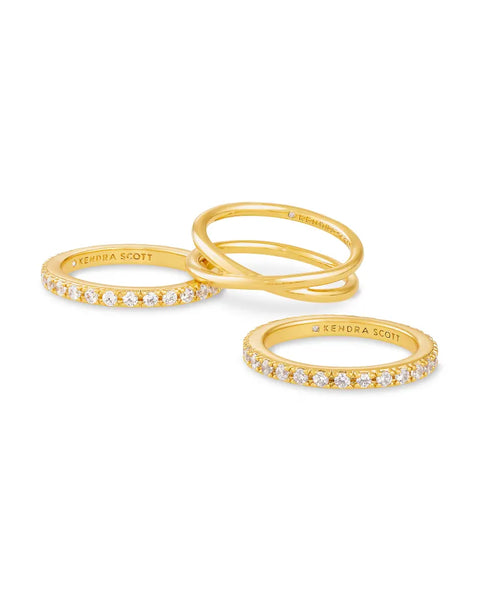 Livy Gold Ring Set of 3