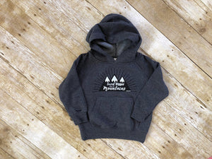 Loved Bigger Than The MTNS Kids Hoodie Midnight Navy