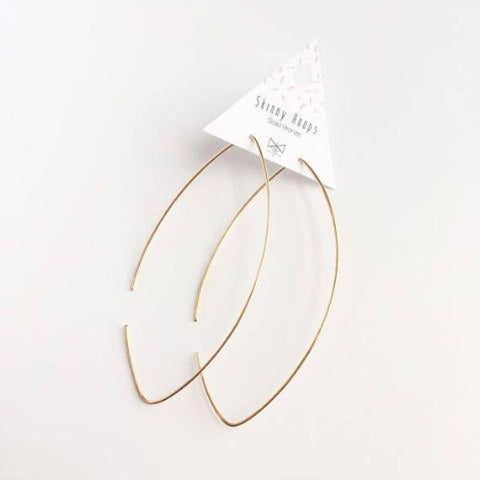 Classic Skinny Hoop Earrings