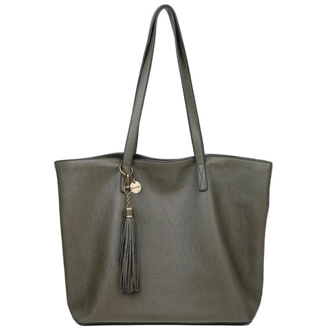 The Lucia Tote - Olive