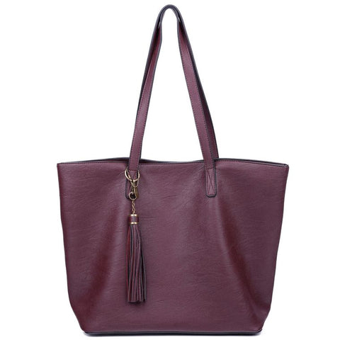 The Lucia Tote - Wine