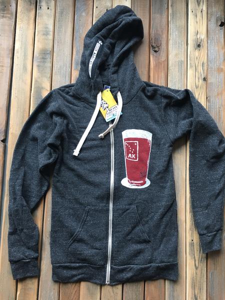 Pint Hoodie Charcoal - Hulin Designs-Local-Bottoms Up Boutique-Anchorage AK
