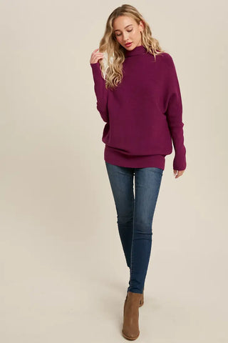 Slouch Neck Dolman Pullover