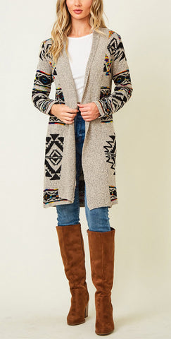 Aztec Rainbow Cardigan